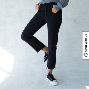 PacSun Eco Black High Waisted Straight Leg Jeans